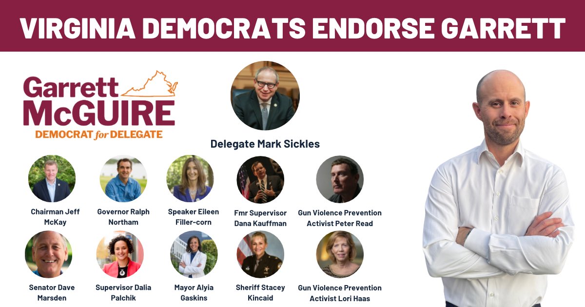 This list means the world to me. These individuals are among the most respected leaders in the Commonwealth and are friendships that I have built over 15 years of community service. Voting is tomorrow (12/28) from 9AM to 5PM. Visit Mcguirefordelegate.com for all details.