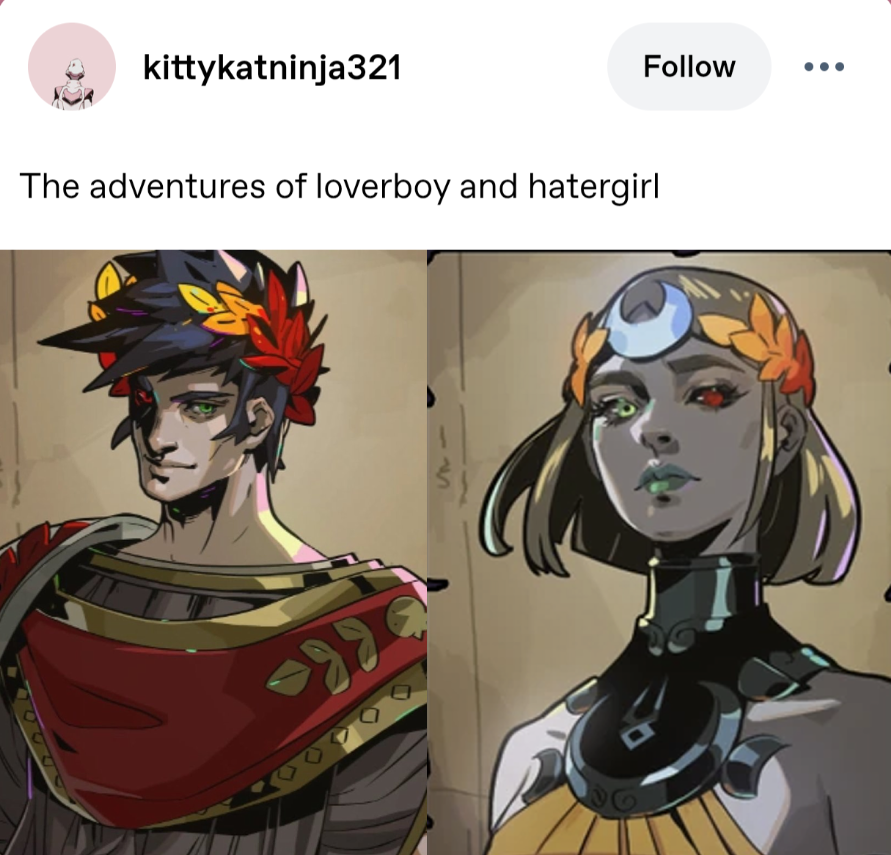 smtorama's tweet photo. Supergiant created the best sibling dynamic with them https://t.co/v0qyfbK4Qx