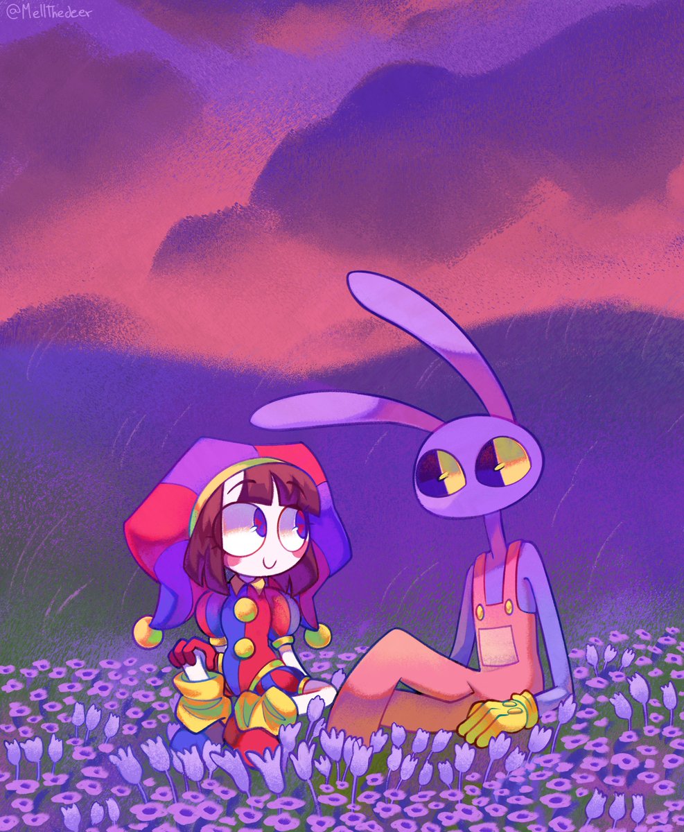 Mellthedeer's tweet image. Funbun violet hour for a secret santa 💜
#funnybunny #tadc #tadcpomni #tadcjax
#TheAmazingDigitalCircus