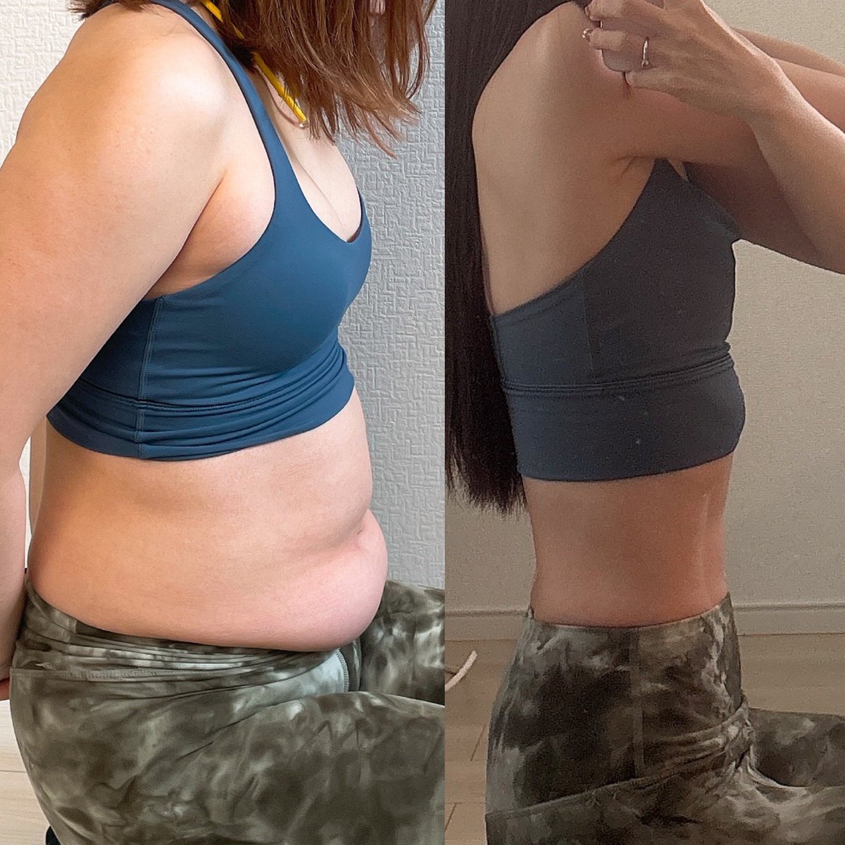 rupigram_'s tweet image. 鏡餅みたいだった下腹も嘘みたいに無くなった。継続は力なり