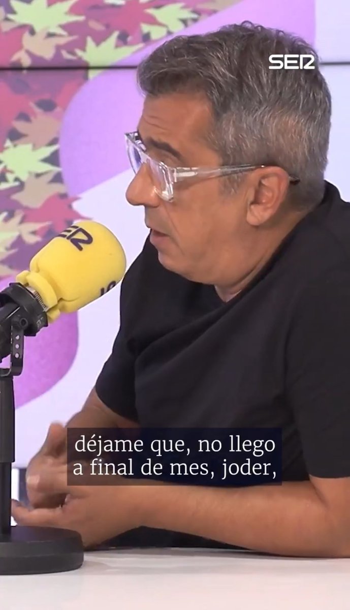 Este ser dice sentirse apático porque le vence "la realidad, la mierda cotidiana". 

Yo creo que lo que aflige es un futuro sin subvenciones.