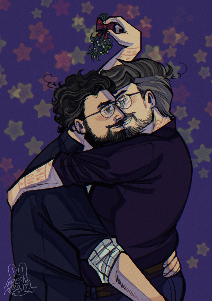 explosivepearl's tweet image. the mistletoe 
#fnaf #willry