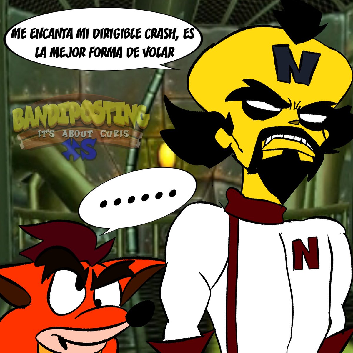 BandiPosting's tweet image. Es curioso lo nulo que habla Crash en twinsanity, ni siquiera dice WOAH