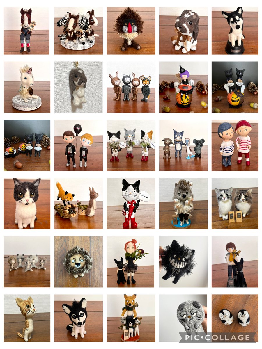 2025年制作総集編 今年はなんといっても、石塑粘土の作品を作り始めた