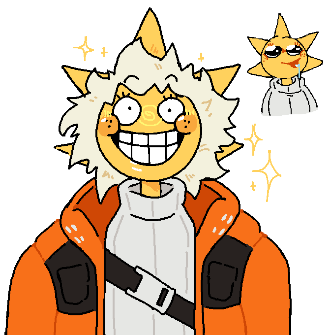 doodled my crazy face sunspot again after 2 years