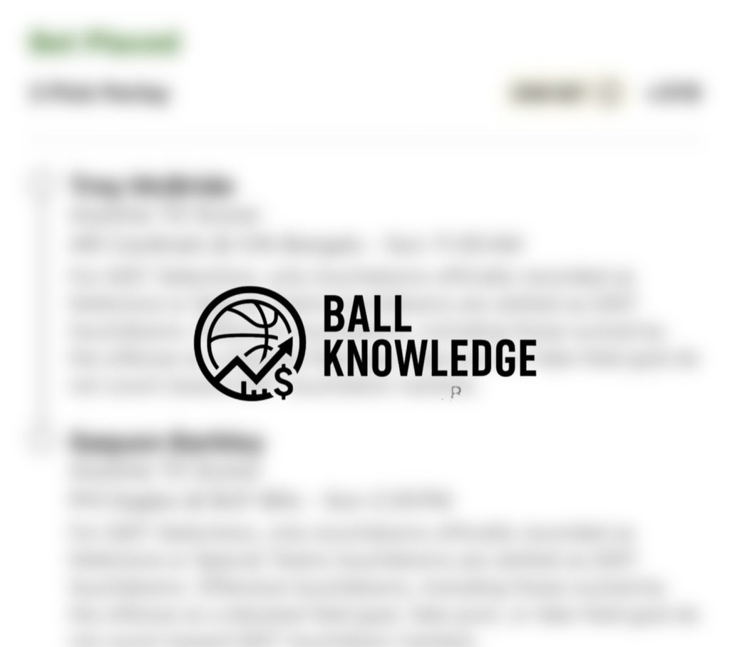 Ballknowledge's tweet photo. We Found a +319 Touchdown Parlay 🔒

Sources Give it a 78.4% Chance 🤑

Sending to everyone who Likes + Replies
(must be following @ballknowledge) https://t.co/frVL6Bpn3m