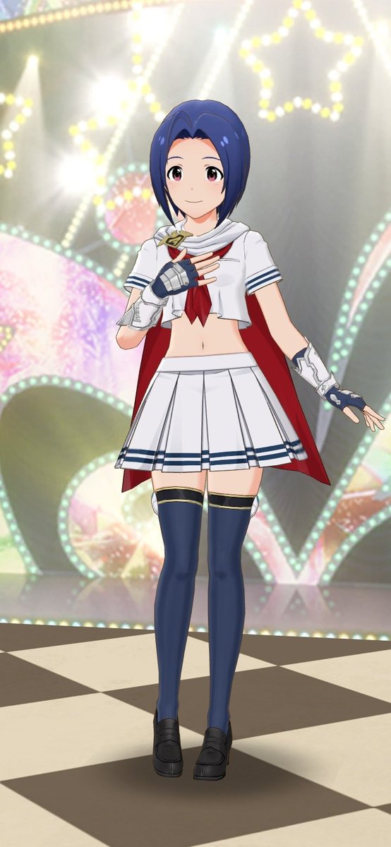 三浦あずさ #ミリシタ #グラビアスタジオ #ミリシタスクショ朝の1枚