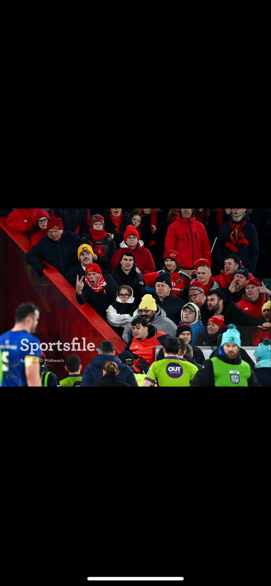 jovertime1's tweet photo. @Munsterrugby Anything to say on this?? Embarrassing from supporters, should be banned for life https://t.co/oegVTCcGJP