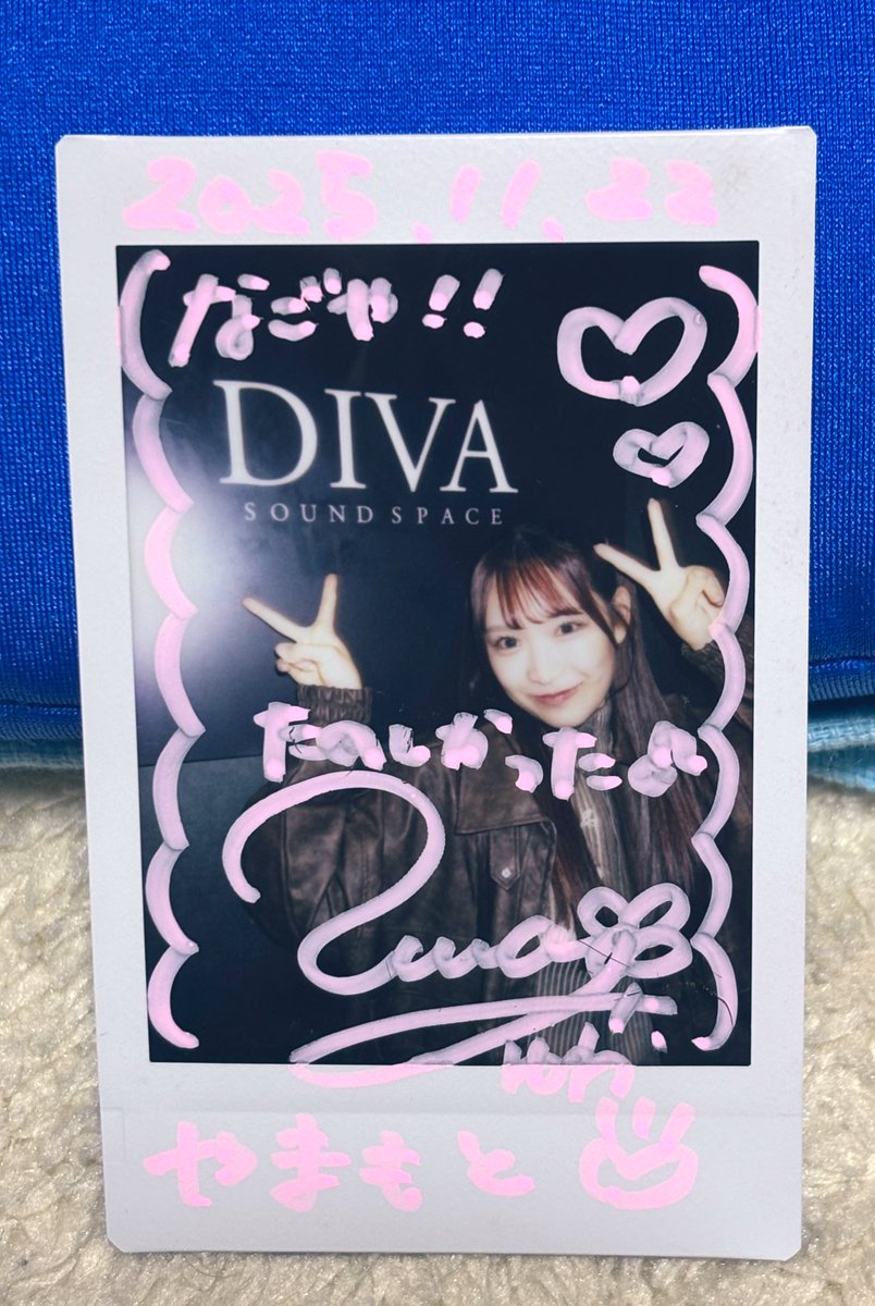 2025.11.22 名古屋遠征チェキ 10周年記念ツアー名古屋対バン DIVA