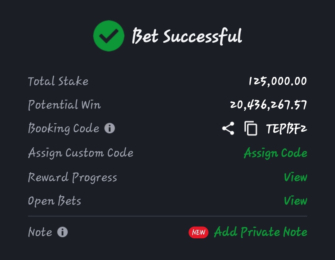 TEPBF2                     100+ Odds 🔥