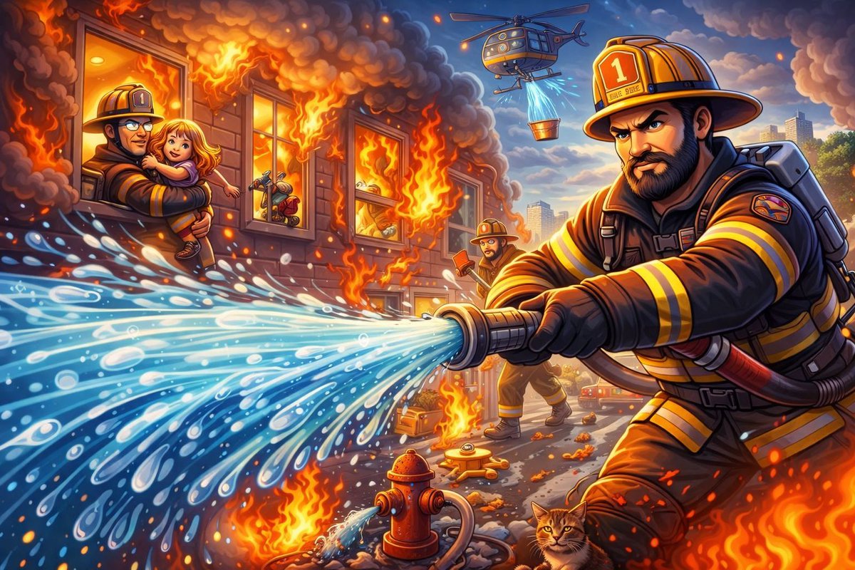JessieBrow17296's tweet photo. Fire spreads, water runs out, people can’t wait — every second you hesitate costs a life. 🚒🔥

#RootinTootin #FirefighterRescue #IndieDev #PixelGame #GameDev #IndieGames #GameDev https://t.co/BcZdhmoe6C