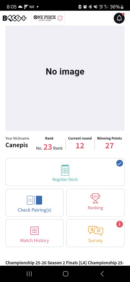 Super contento por <a href="/AdrinCanepa/">Adrián Canepa</a>  llegó al top32 de las finals!!!  Gracias por contactar para que te hiciera coach!!! Eres un orgullo!!!!