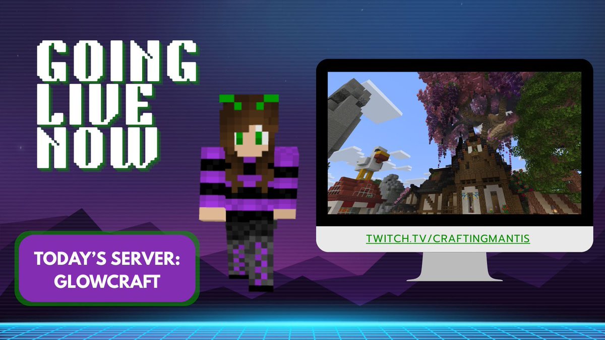 This village keep isn’t going to work on itself!

@CraftingMantis is streaming from GlowCraft right now!
👉 twitch.tv/craftingmantis