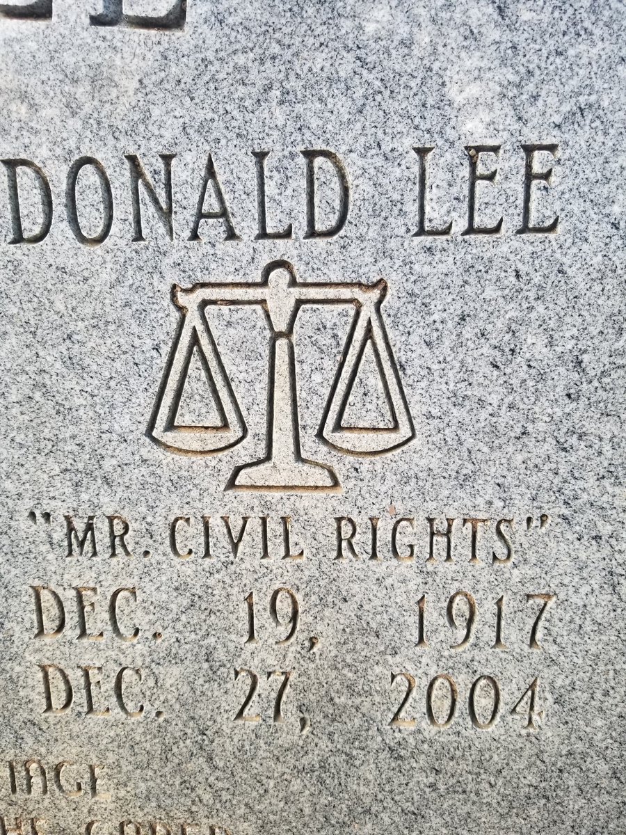 #OTD 2004 Donald L. Hollowell, known as "Mr. Civil Rights" passed away. He represented MLK's several arrests. He worked with the NAACP in winning the 1961 integration of the University of Georgia by black students Hamilton Holmes and Charlayne Hunter.