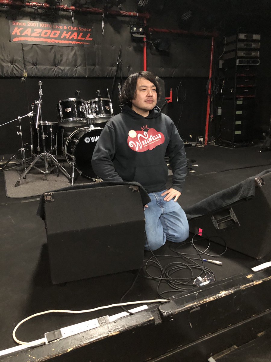 今年も甲府KAZOOHALLお世話になりました。2026もよろしくお願いします！
死ぬほど二日酔いです！