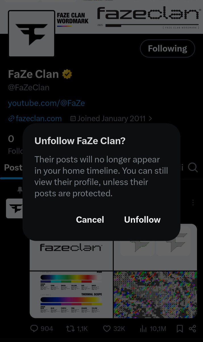 FaZe (in) FaZe (out) 

This hits deep for anyone who grew up on sniping culture.
I still remember 2012. Grainy YouTube quality, absurd shots. That was the spark for so many of us. It wasn’t just gameplay, it was identity.
Watching them step away from the clan they built because