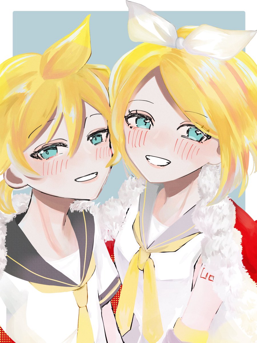 hsmsgjhs's tweet image. 沢山のいいねありがとうございます！鏡音パワー強い💛🧡
5、6年前のイラストのリメイクだったんだけど、成長してる気がする絵柄も塗りも！