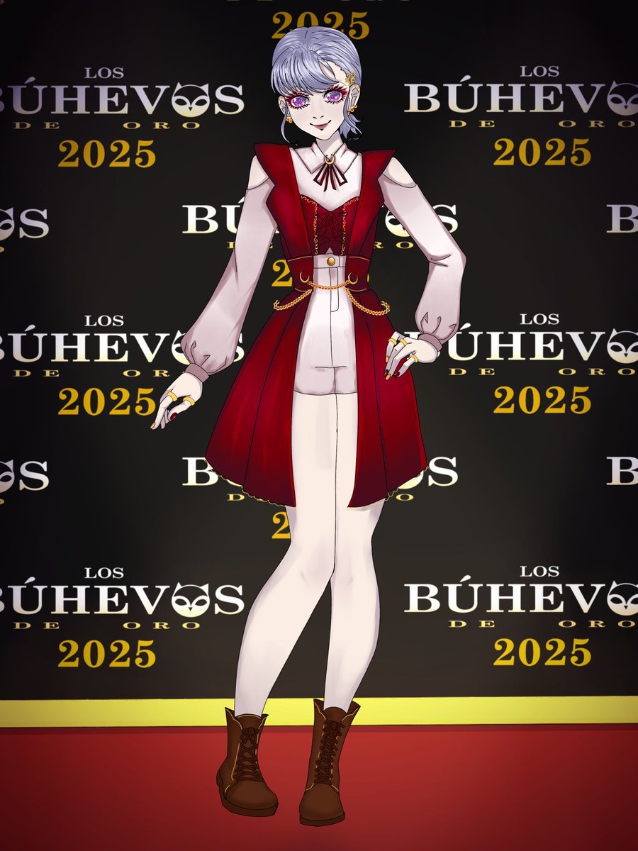 Aqui lista para el evento espero todo salga genial!! #BuhevosDeOro