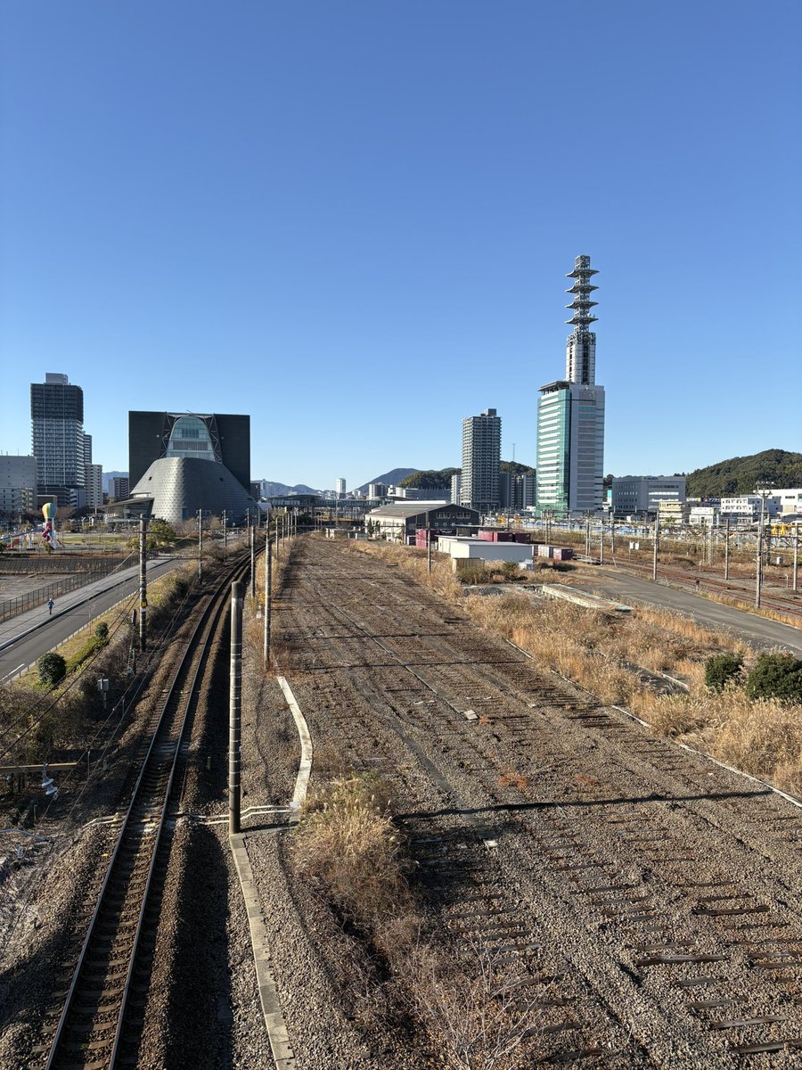 静岡貨物機留線、何もなくなってしまった