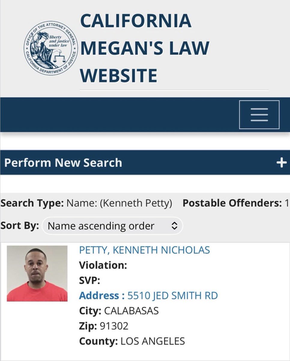 KxngCardo's tweet image. That lady husband is really on THE REGISTRY with her address listed as public knowledge Chile.... 💀😭