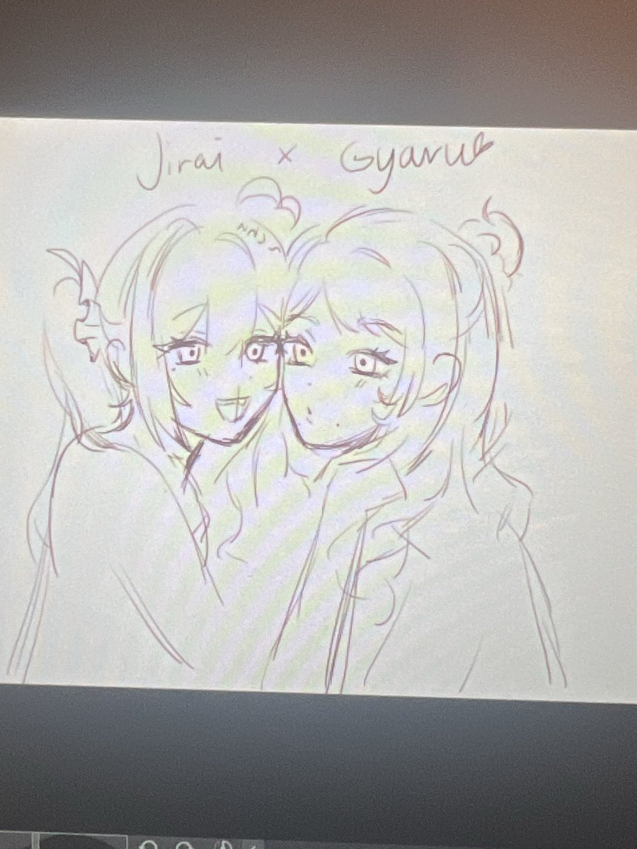 findingkale's tweet image. wip jirai x gyaru me and my friends twst ocs 😙
