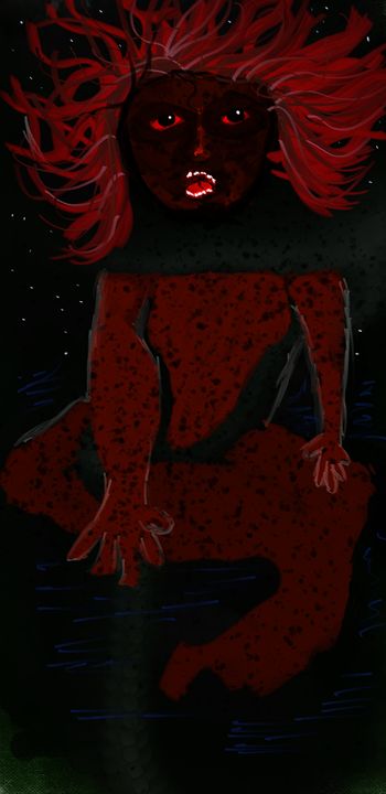 ThingsTizzy's tweet photo. Art of the Day! "Tizzy's Lava Goddess". Buy at: https://t.co/LCnTvRABF3 https://t.co/PL7q3OAlqA