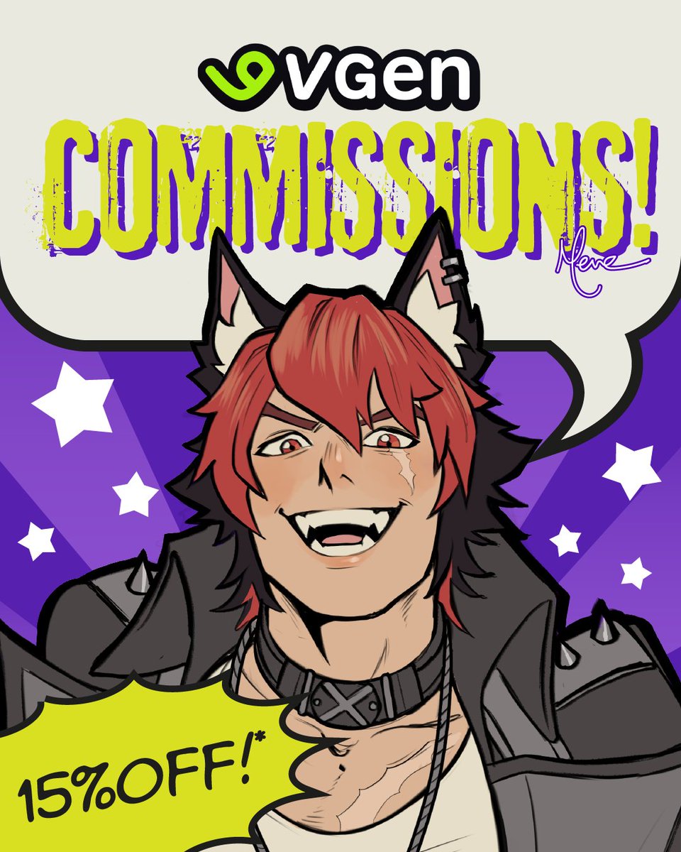 DrawMene's tweet image. ✨I’m opening #commissions on #VGen!✨️
To celebrate, I’m offering 15% OFF until January 10th!!!
*The discount only applies to renders &amp;amp; flat color!!!
🔗 vgen.co/MeneDraw
Don’t miss out!
And thank you so much for all the support 🫶
