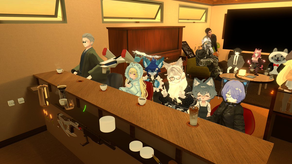 TeaHopFOP's tweet image. #カフェハルバート
今年最後の通常営業に
RiJとかのお話してました
開催中のRiJも覗いてこようかな〜
来年も皆さんとお話できること楽しみにしてます！