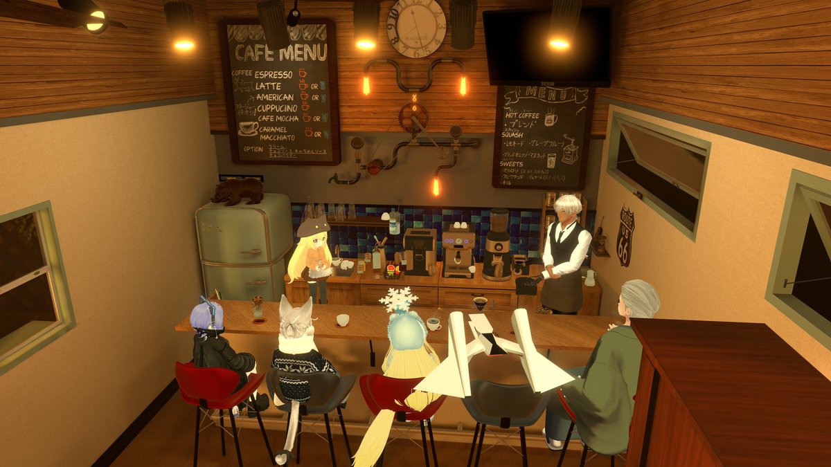 TeaHopFOP's tweet image. #カフェハルバート
今年最後の通常営業に
RiJとかのお話してました
開催中のRiJも覗いてこようかな〜
来年も皆さんとお話できること楽しみにしてます！