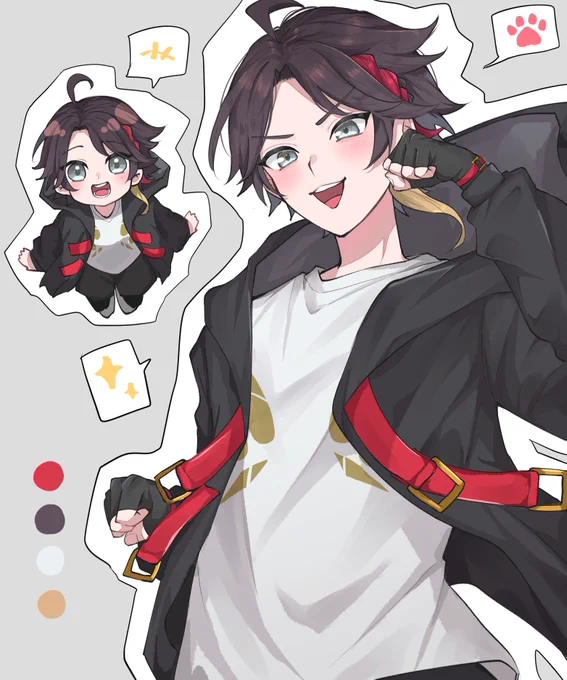 #さ絵ぐさ 初描きあきにゃん!
