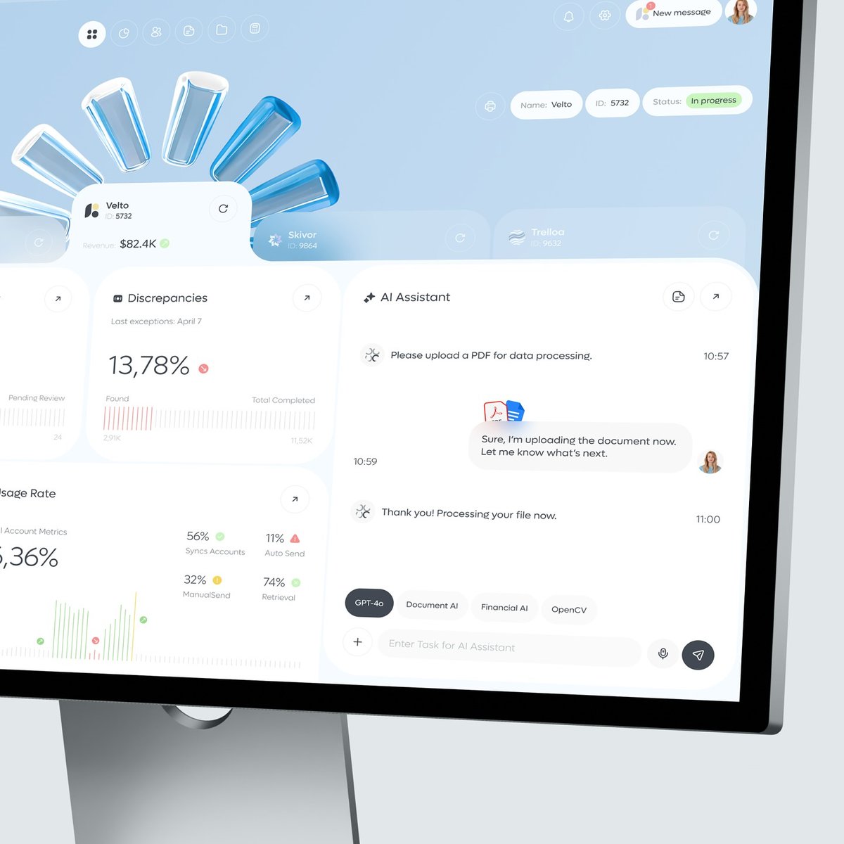 quickdiv's tweet photo. Powered by AI. Built for smarter finance.

#webapp #saas #saasproduct #fintech #aiwebapp #workflowautomation #personalfinance #financialtech #aiproduct #automationtools #techstartup #startupindia #buildinpublic #digitalproduct #futureofwork #quickdiv #webdevelopment https://t.co/mFoKXPUtTH