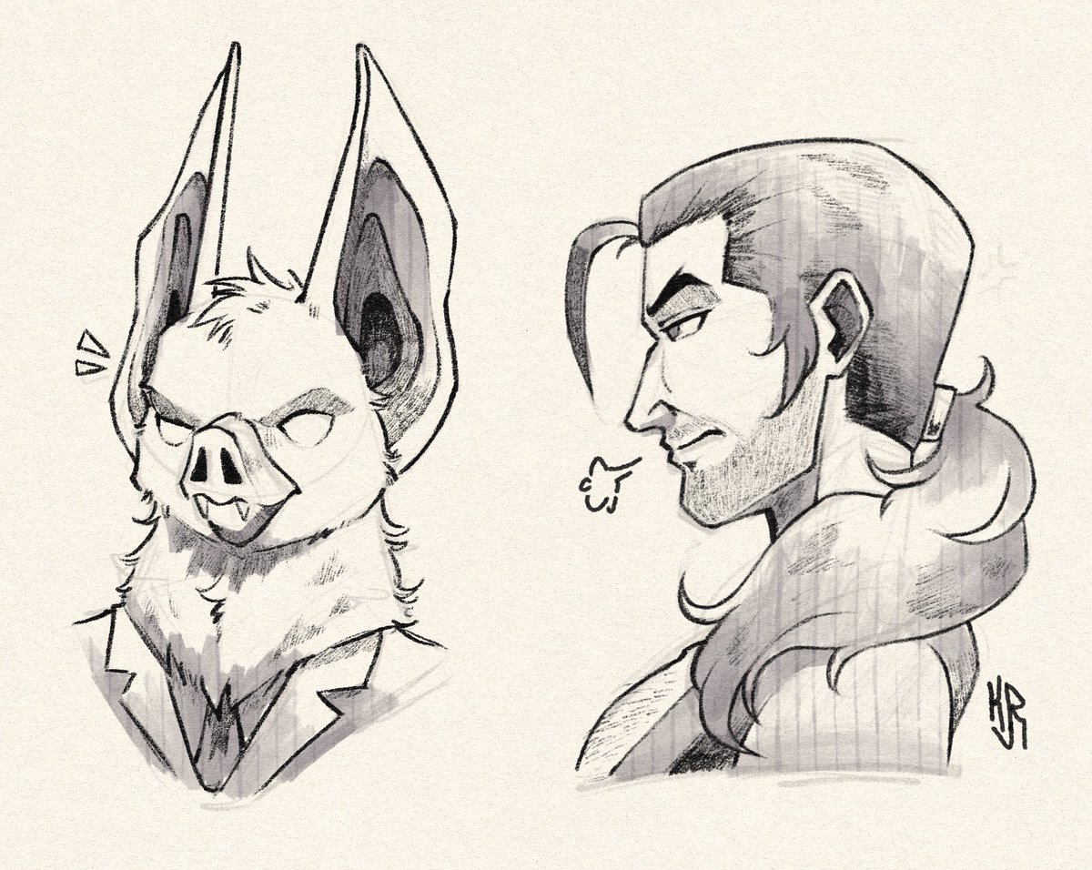 been kinda obsessed with that freak on the right, here’s some sketches i did of sonar and flambae👴
#DispatchGame