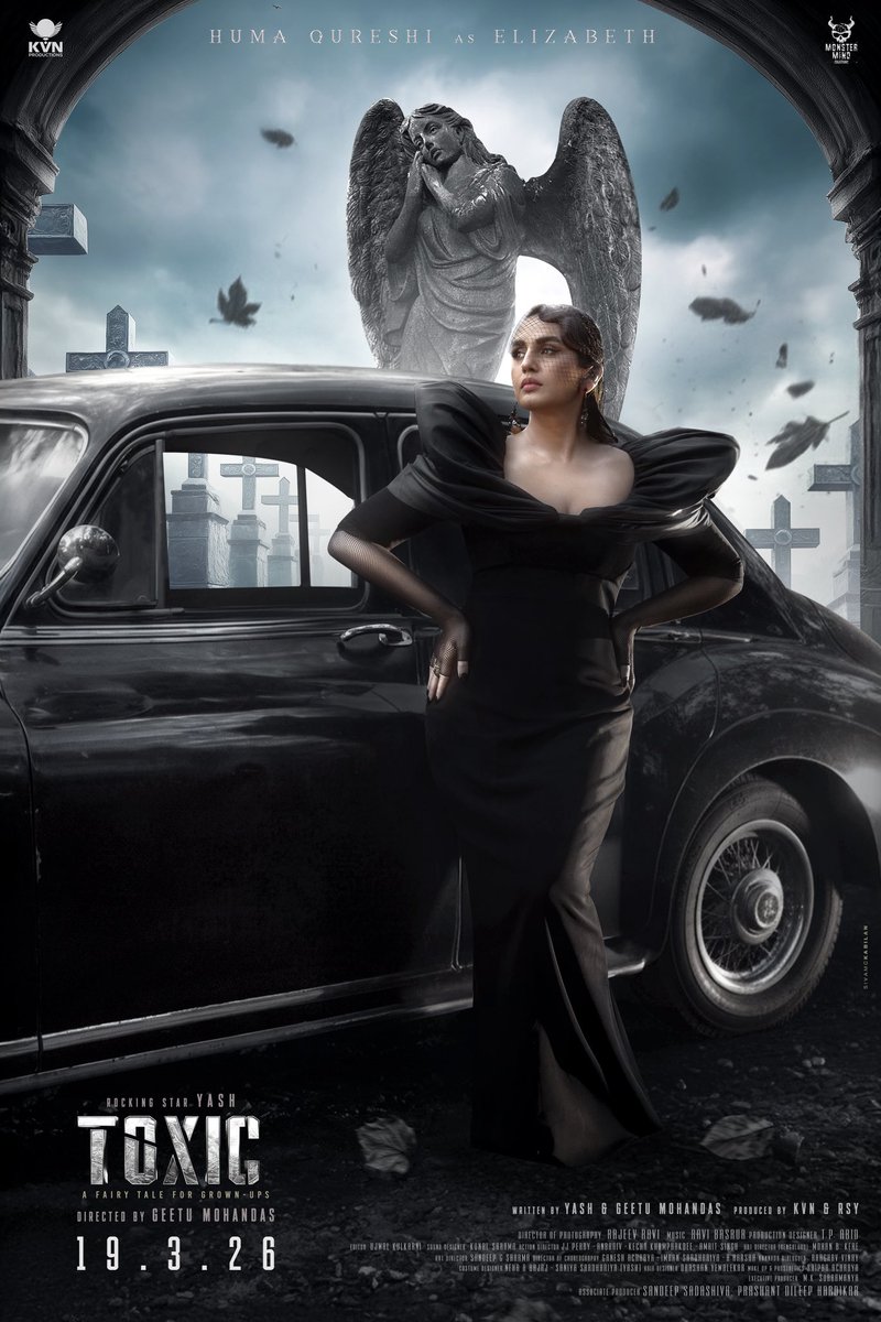 #HumaQureshi has ELIZABETH ✝ 
#ToxicOnMARCH19th 🔥

#YashBOSS #ToxicTheMovie #GeetuMohandas #KVN #MonsterMindCreations #HumaQureshi #KairaAdvani #Yash