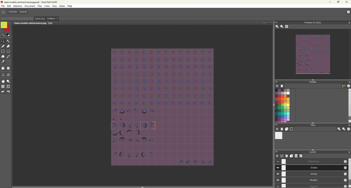 5Arafara's tweet photo. Just four more and the most basic of the basics things that need to be done will be done. :')
#Pixelart #animation #gamedev #PyxelEdit https://t.co/RDOSQqtonD