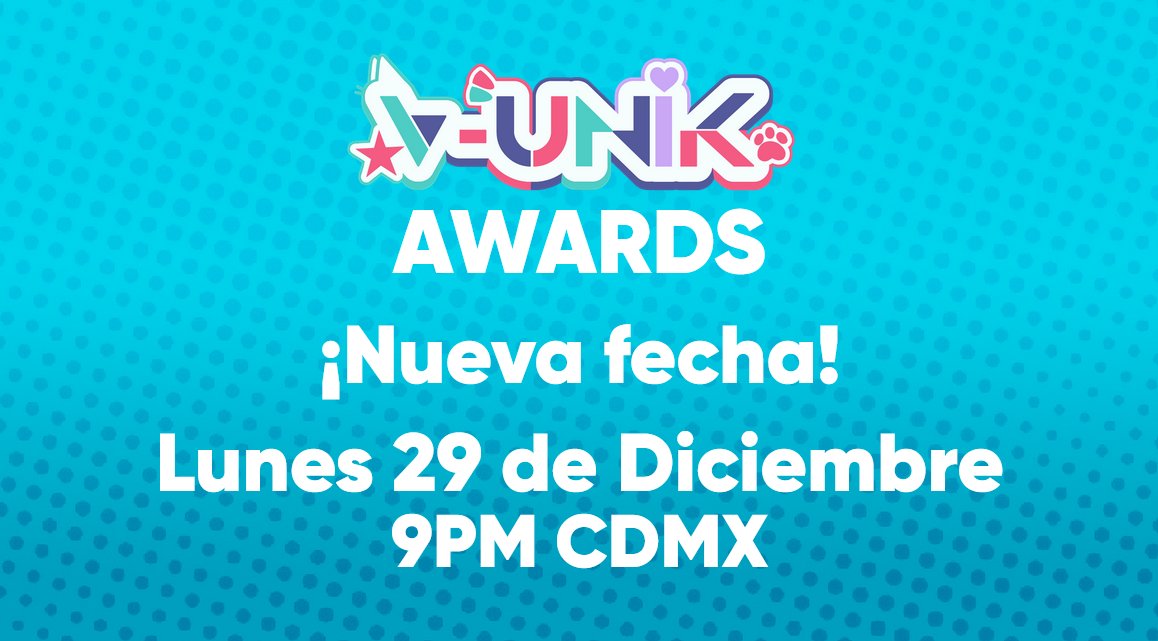 Debido a causas de fuerza mayor, los premios del dia de hoy se tendran que mover a otra fecha.

¡Nos vemos el 29 de diciembre a las 9PM CDMX, en el canal de Twitch!