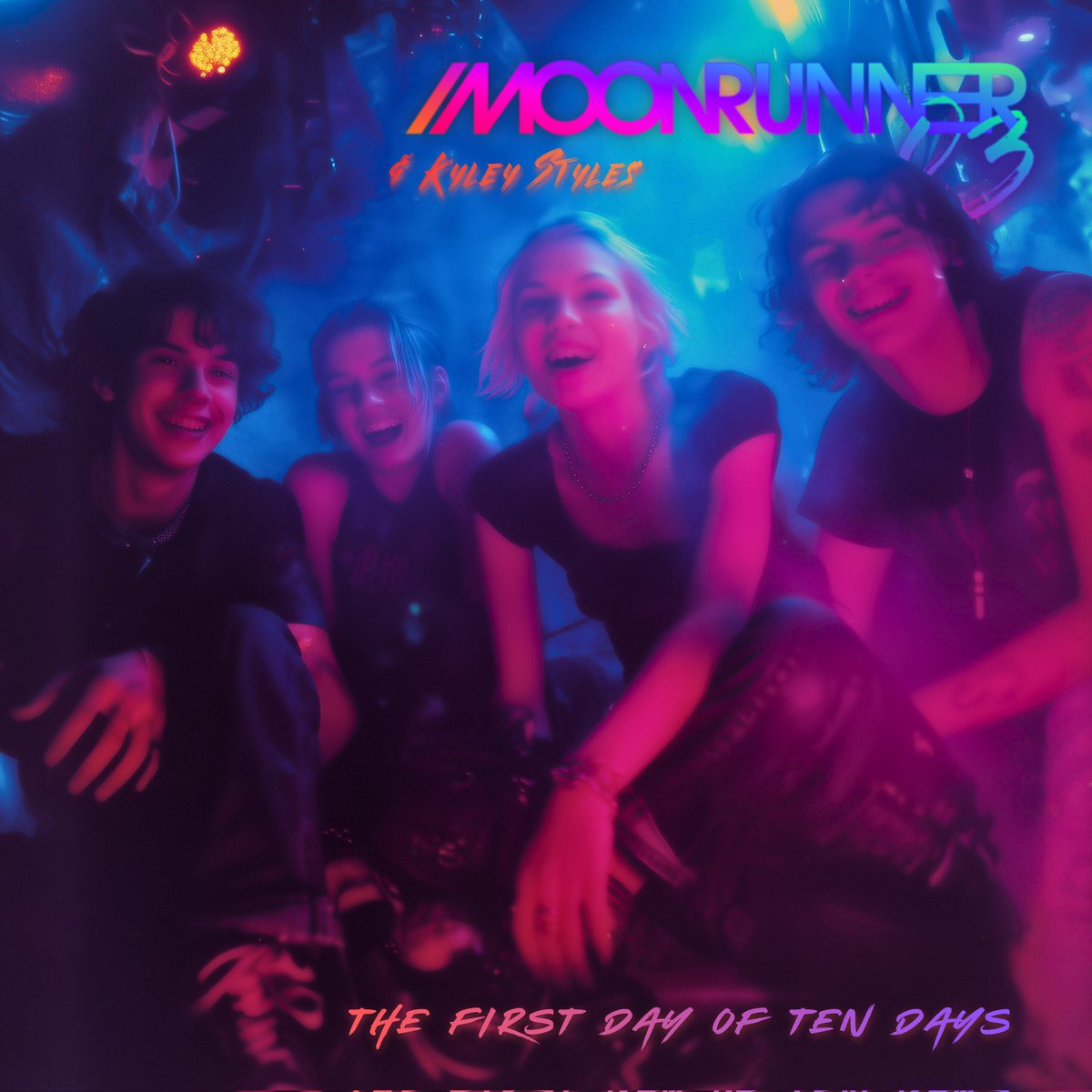 240 hours of zero consequences. ⚡️

​The pop smash revitalization is coming January 9.

Moonrunner83 x Kyley Styles

​Grab the pre-order on Bandcamp:
 moonrunner83.bandcamp.com/album/the-firs…
​
#Synthwave #NewMusic #Retrowave