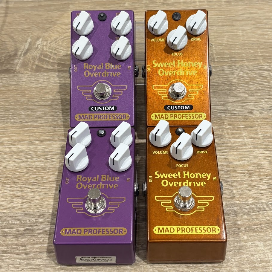 MAD PROFESSOR/Sweet Honey Overdrive CUSTOM Fat Bee mod、Royal Blue
