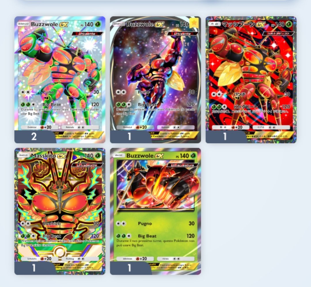 La colección ✨
#PokemonTCGPocket