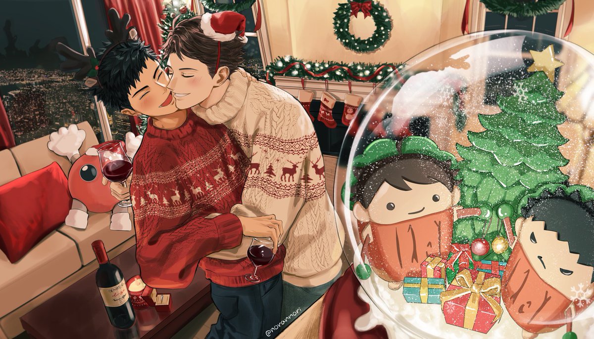 NORANNORI's tweet image. 메리크리스마스~ #oiiwa #及岩 #오이이와