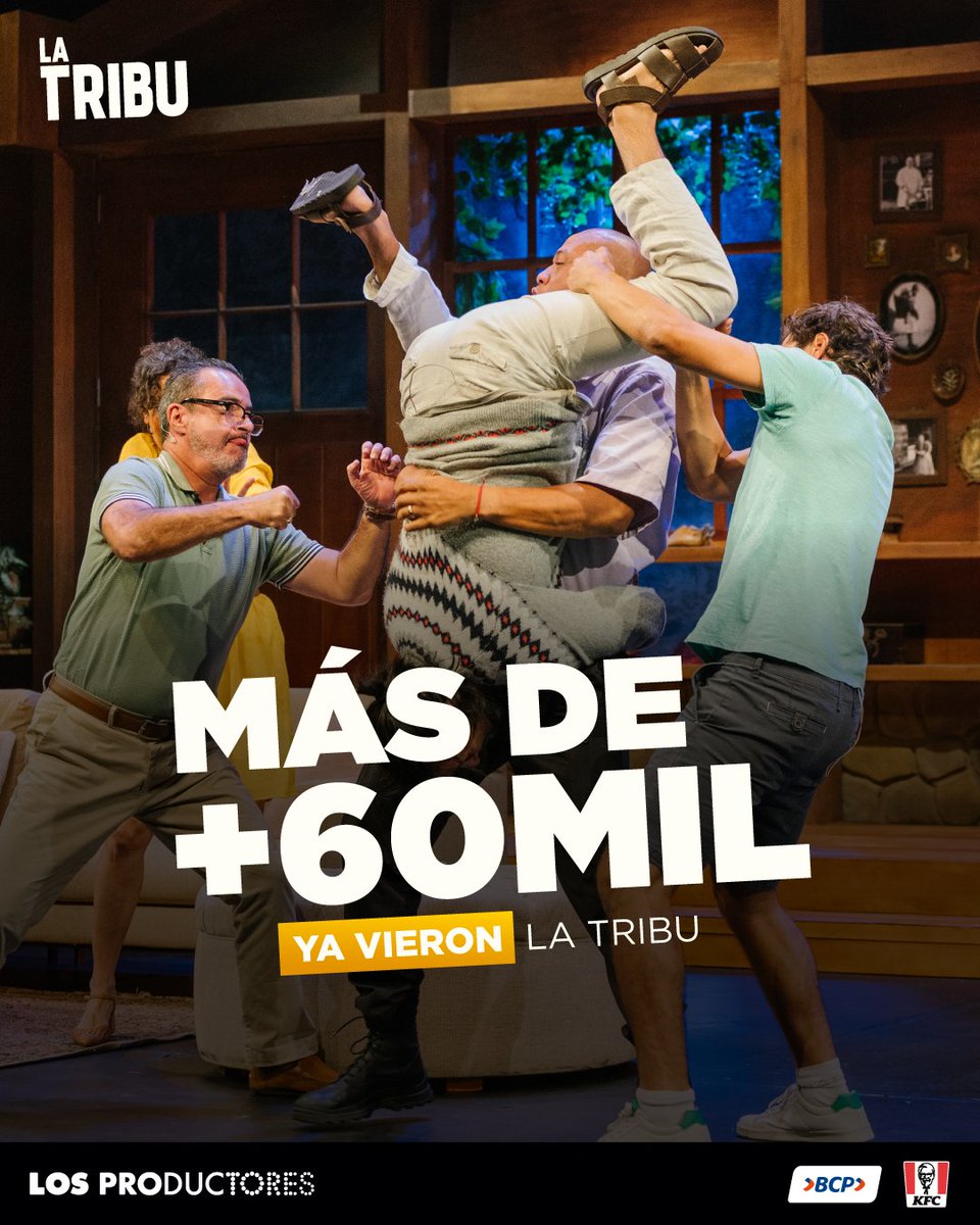 ¡FALTAS TÚ! Y si ya la viste ¿por qué no de nuevo? #LaTribu regresa por una ÚLTIMA TEMPORADA al Teatro Claretiano 🤩 

‼️ ENTRADAS EN PREVENTA ‼️ 

📅 Desde este 19 de febrero
🎟Compra tus entradas en preventa en el link de nuestro perfil.
📍Teatro Claretiano - Av de los