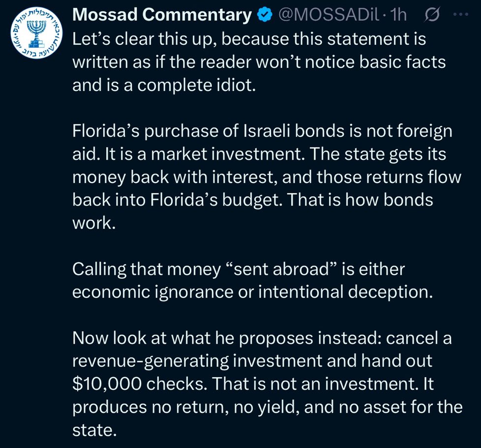 j_fishback's tweet image. Mossad is crashing out over my plan