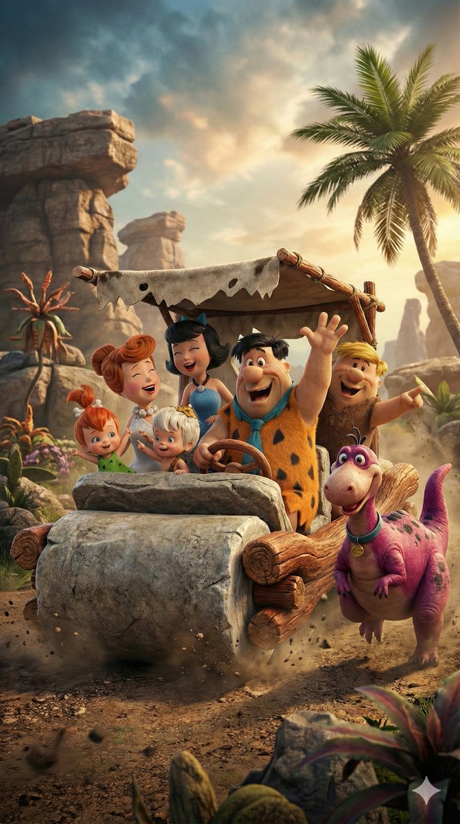 PixNovAI's tweet photo. Flintstones cartoon
#wallpaper #Flintstones #90skidscartoon 
#CartoonNetwork #90sretrocartoons
@flintstontoken #NanoBananaPro #Gemini #3dposter #mobilewallpaper https://t.co/Az6HfLxp3K