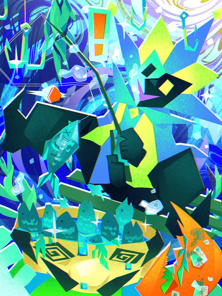 Fishing #Dimentio #Luigi