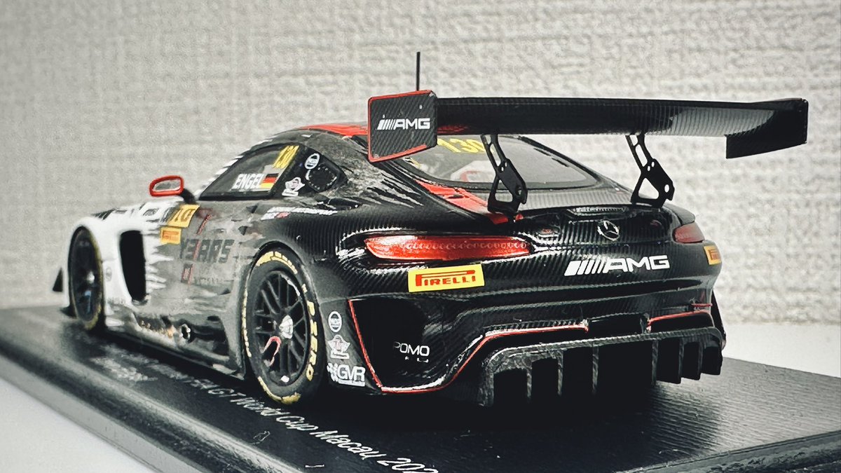 spark 1/43
Mercedes-AMG GT3 EVO Team GMR #130
1st 2024 FIA GT World Cup Macau
-Maro Engel
43MC24