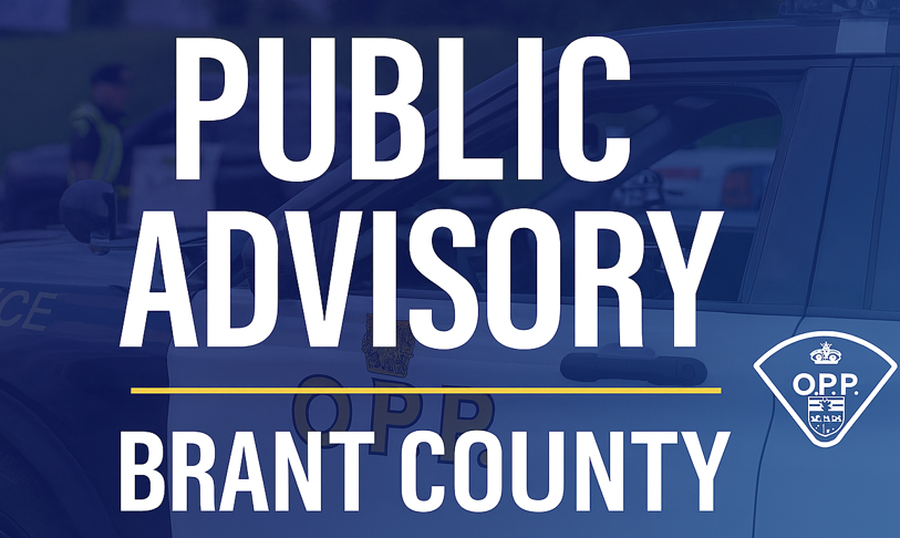 Brant County OPP Advisory
Residents in the area of Capron Street, Market Street, and Broadway Street West are asked to remain indoors due to an active police incident.
For your safety, please stay inside until further notice. Brant County OPP will provide an update once the area