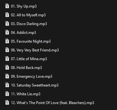 lastthingtwice's tweet image. I picked from the 200+ bunch and I think I made what would've been a worthy near-bulletproof pop album to follow up Emotion (lowkey)