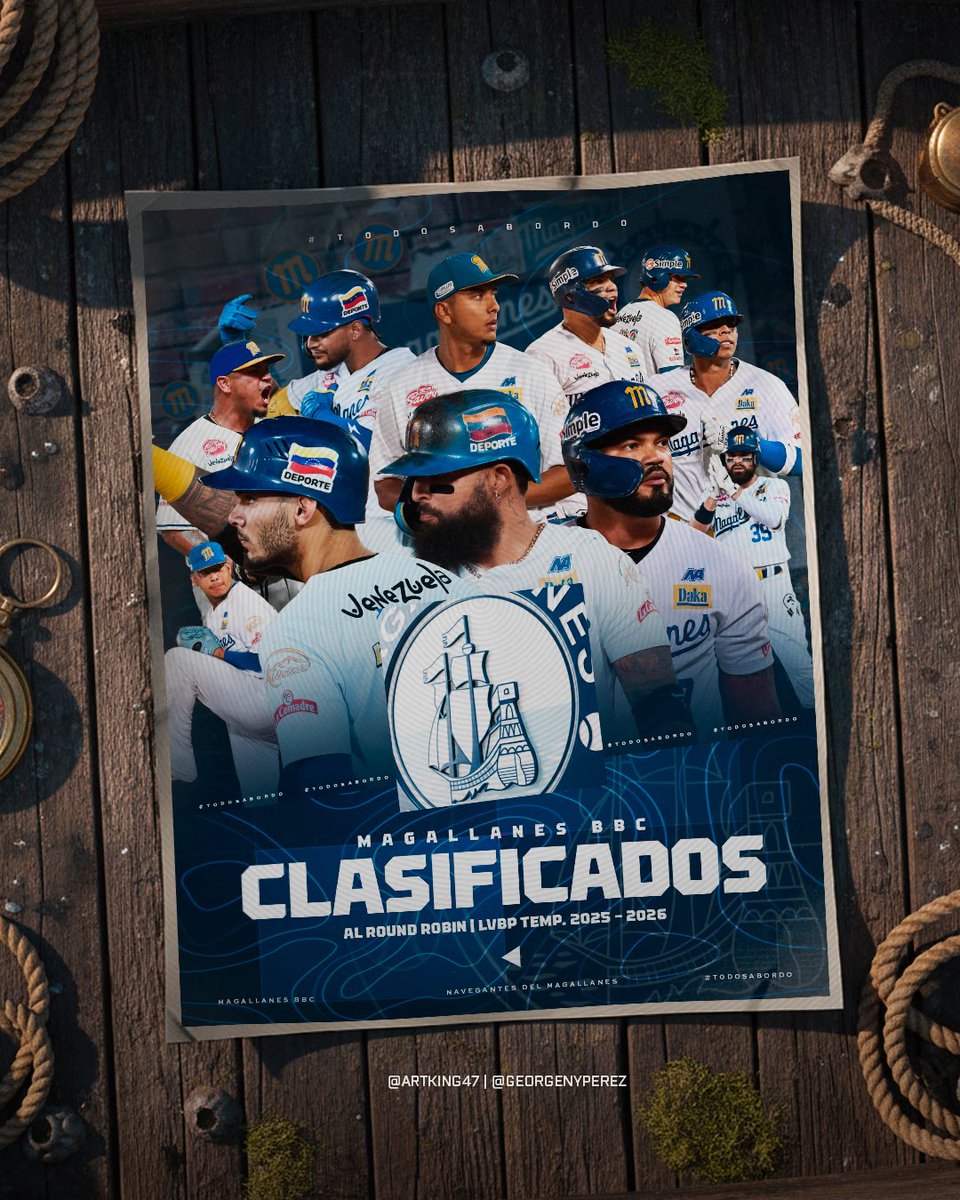 LO LOGRAMOS, LO LOGRAMOS🩵🩵🩵🩵

LOS NAVEGANTES DEL MAGALLANES CLASIFICAN AL ROUND ROBIN ⚓️

VAAAMOS EQUIPO HASTA QUE EL MAR SE SEQUE.