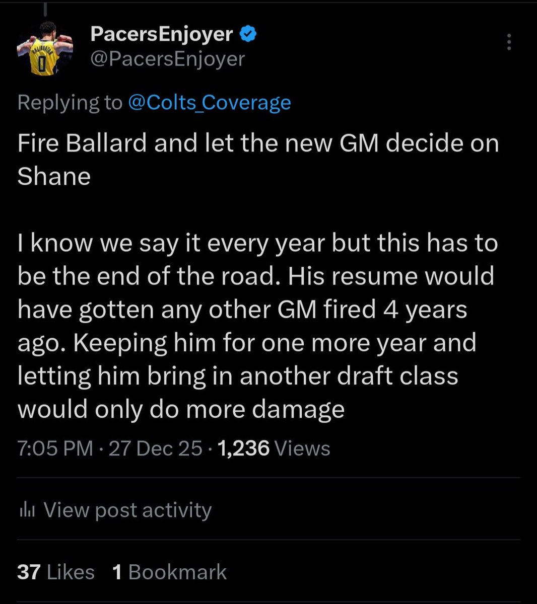 PacersEnjoyer's tweet photo. Jonathan Taylor chimes in 👀 https://t.co/2tZDhAq7F1