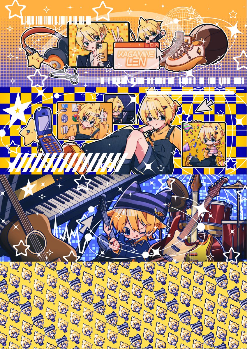 #鏡音レン生誕祭2025

카가미네 렌 생일카페 협력작입니다🙇‍♀️
무사개최를 축하드립니다 너무 즐거운 하루였습니다🎉