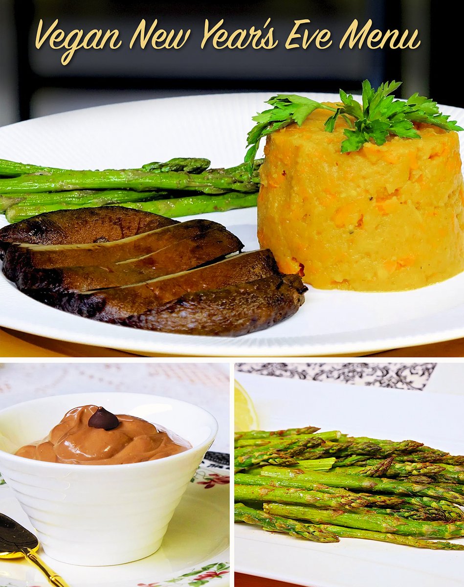 Jazzyvegetarian's tweet photo. This delicious, plant-powered menu makes a “WOW” presentation for a festive New Year’s party! 🎉 #Tunein to @CreateTVchannel Sunday morning to #watch me prepare this festive meal! https://t.co/iG5eemBIDj

#vegan #createtv #PBS #newyearseve #plantbased  #veganrecipes #glutenfree https://t.co/35wmi7xUK3